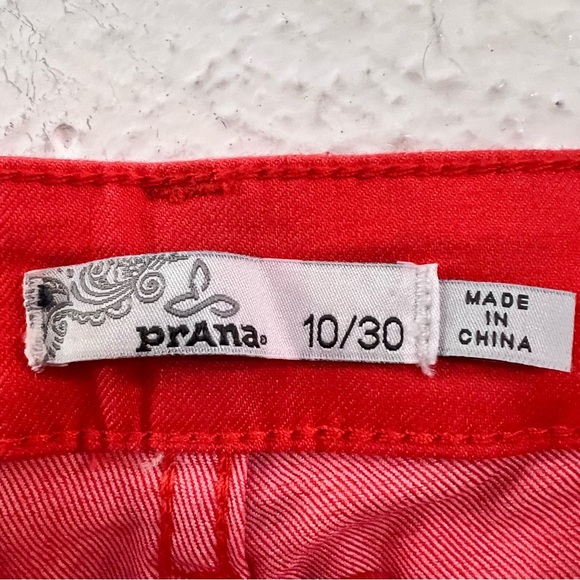 Prana Women's Straight Leg Jeans - Red - Picture 7 of 8